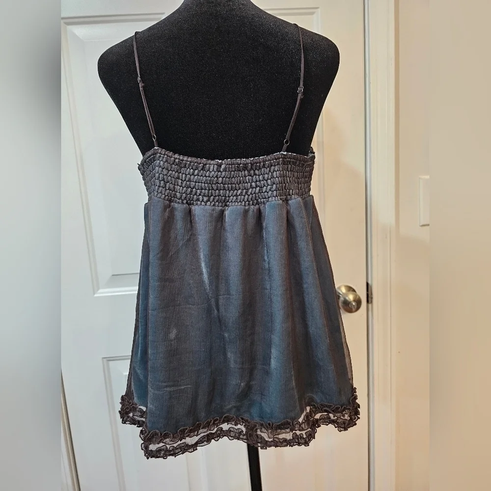 Anthropologie Beaubois Fairycore  sleeveless top Babydoll Y2K  Size XS {Bx10} - Picture 4 of 10